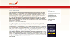 Desktop Screenshot of onlinespillemaskiner.net